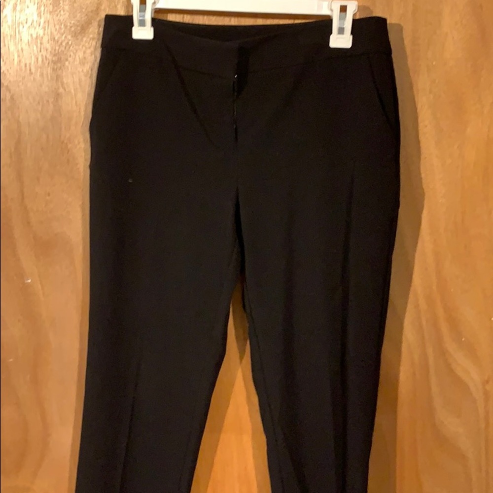 Ann Klein black ankle trouser